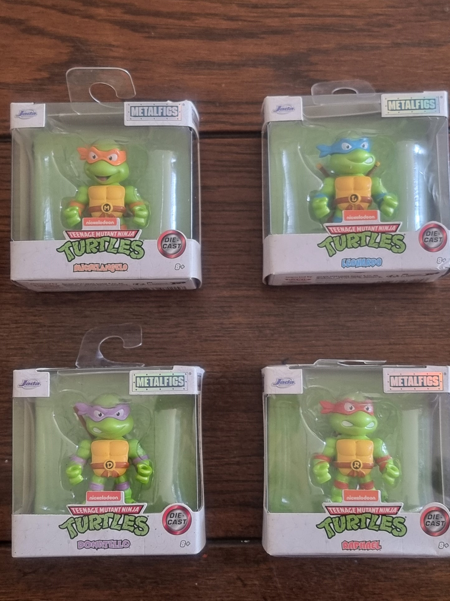 TMNT Metal figs, full set
