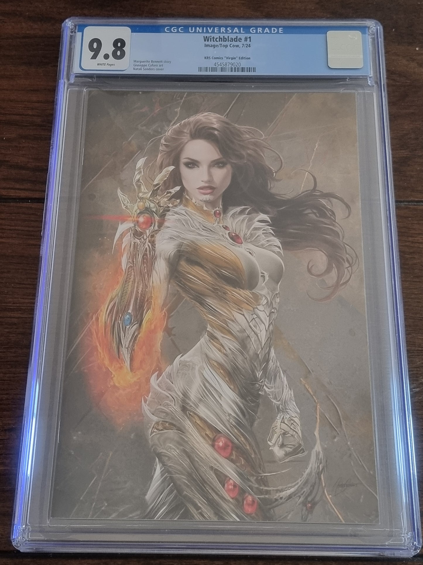 Witchblade (2024) 1, Natali Sanders Virgin Variant, CGC 9.8