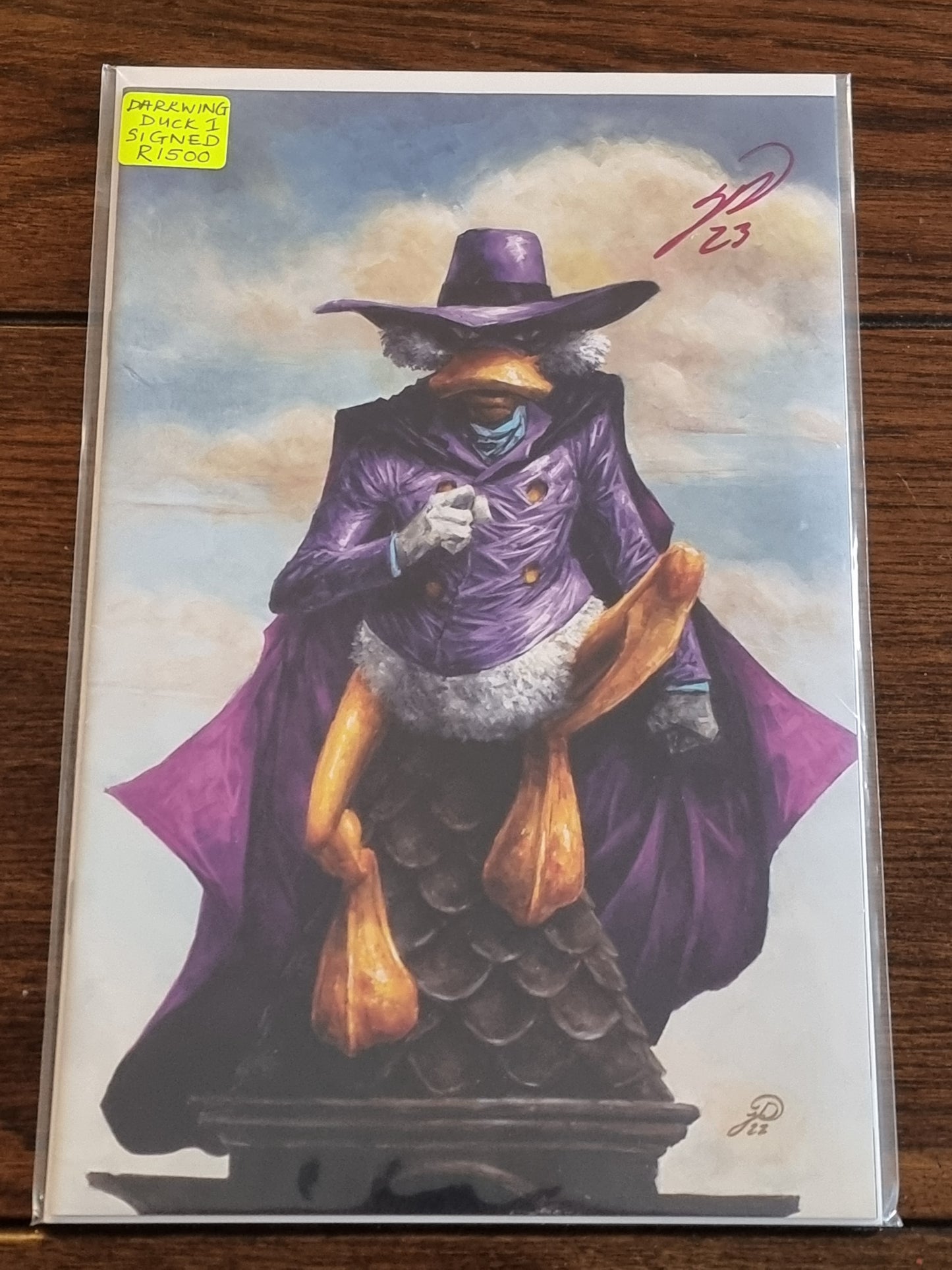 Darkwing Duck 1, Signed DesJardins with COA, NM