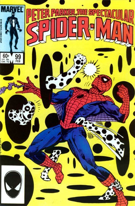 Spectacular Spider-Man 99, First Cover of Spot, VF