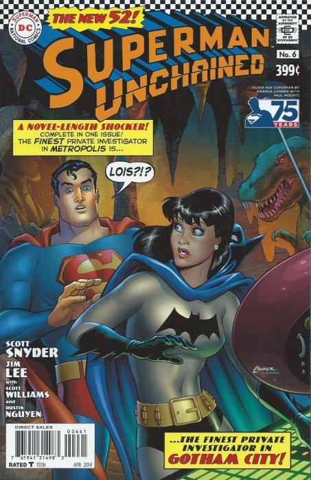 Superman Unchained 6, Silver Age Variant, NM