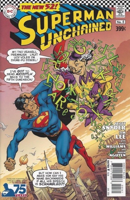 Superman Unchained 5, Silver Age Variant, NM