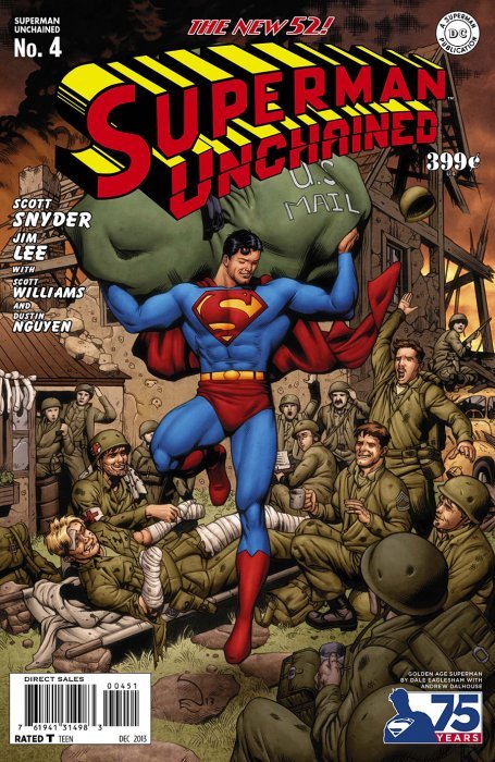 Superman Unchained 4, Golden Age Variant, NM