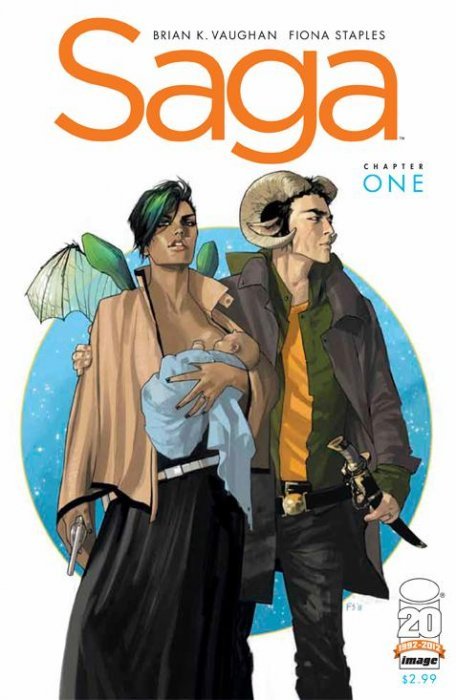 Saga 1 - 5, Number 1 - 4 First Print, NM