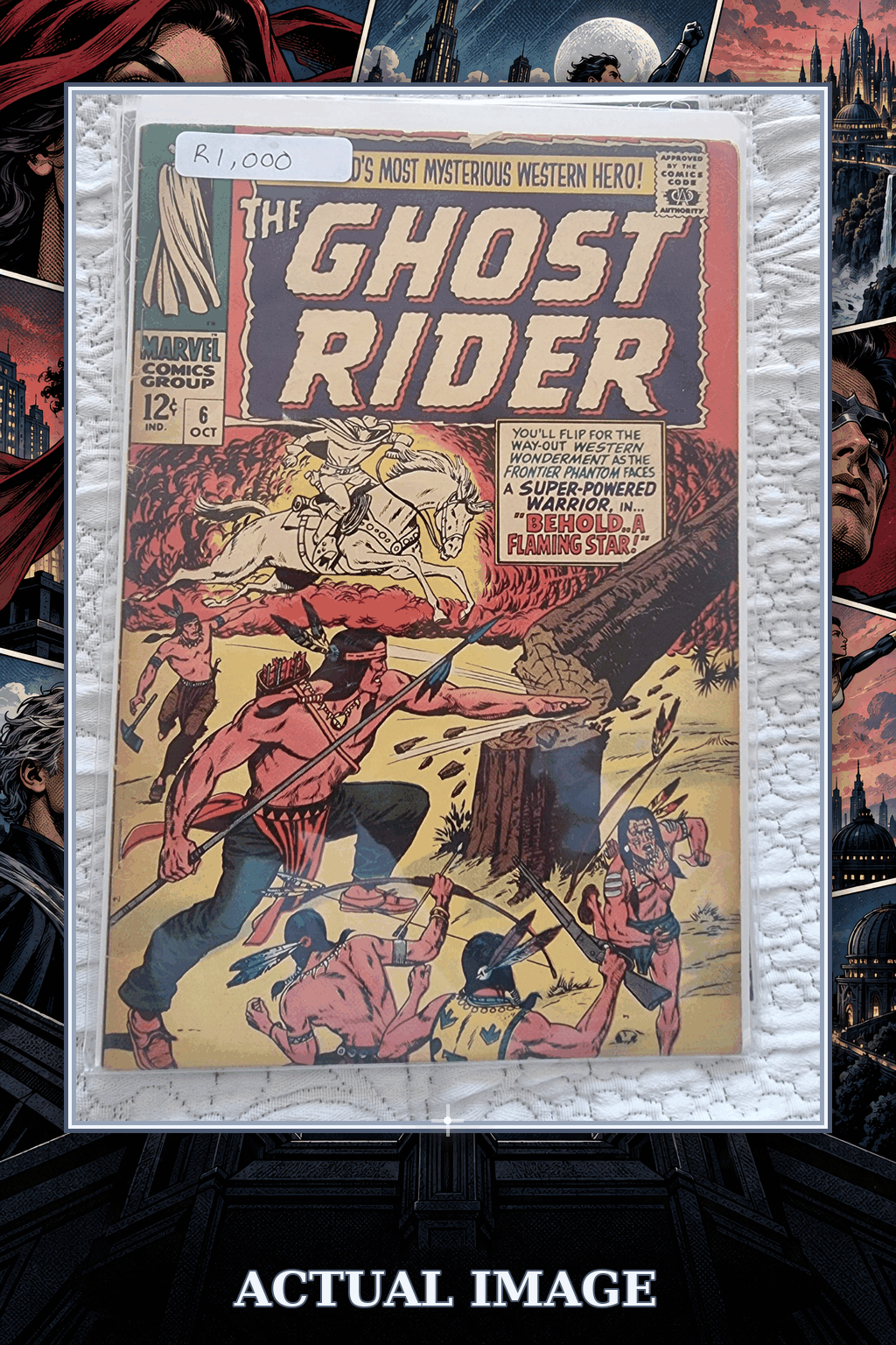 The Ghost Rider #6 (1967) — Original Western Ghost Rider, VG/FN