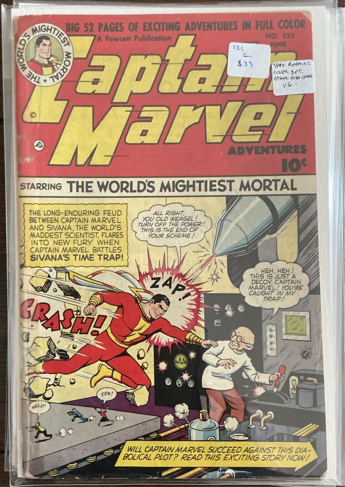 Captain Marvel Adventures 121, GD