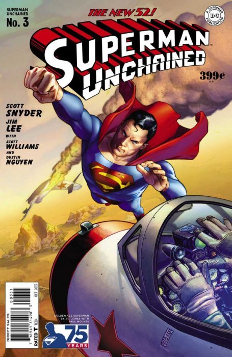 Superman Unchained 3, Golden Age Variant, NM