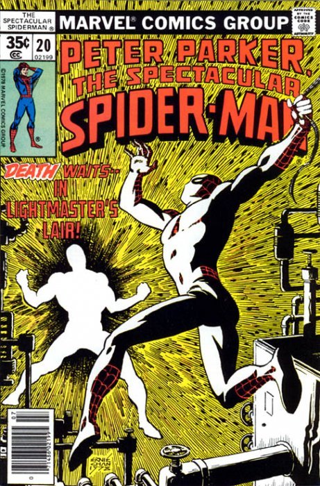 Spectacular Spider-Man 20, FN, Price stamp on Cover