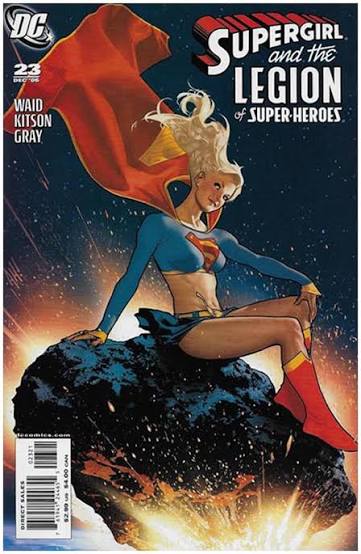 Supergirl and the Legion of Superheroes #23, Adam Hughes, Facsimile, Foil, NM