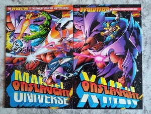 Onslaught X-Men 1 + Onslaught Marvel Universe 1 Set, NM