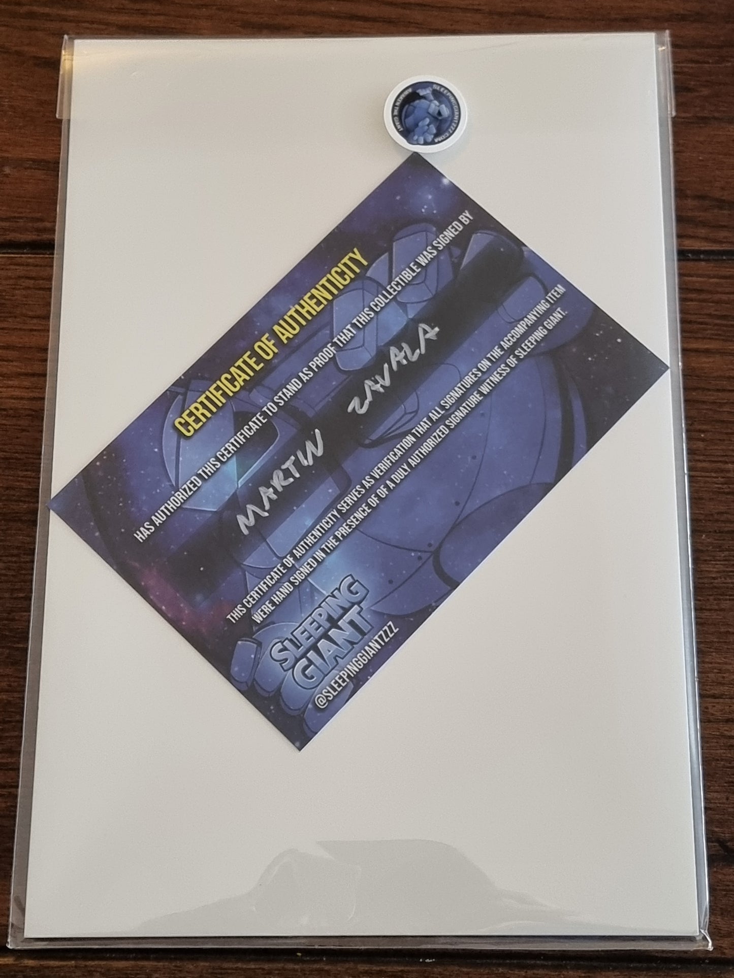 Fame - Sabastian Stan, Sentry Lava Foil, Signed by Zavala, 4/30, NM