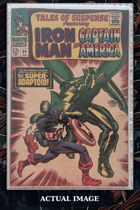 Marvel Tales Of Suspense #84, 1966, Cap/Iron Man, 1ST Super Adaptoid, VF Nice Copy