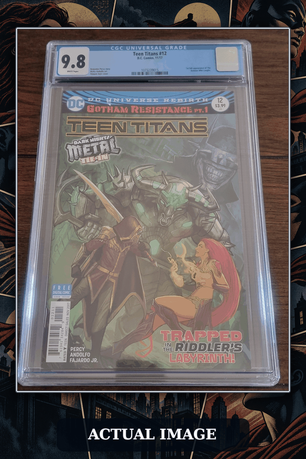 Teen Titans #12, First Edition, First Batman Who Laughs, CGC 9.8