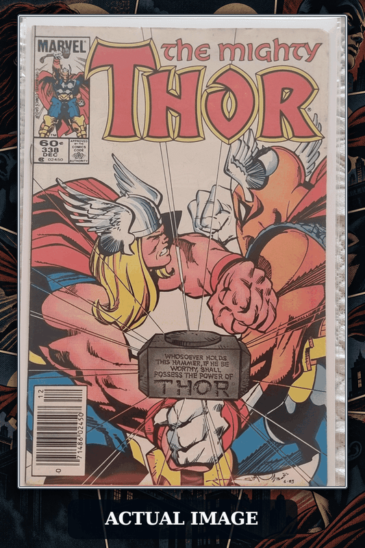 Thor #338, 2nd Beta Ray Bill, UPC Newsstand, Simonson Classic, 1983 Marvel Comics, 8.0