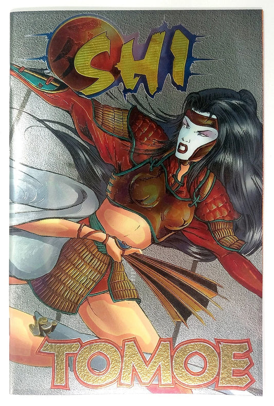 Shi vs Tomoe 1, Crusade Special Chromium Wraparound Cover Crusade Comics, NM