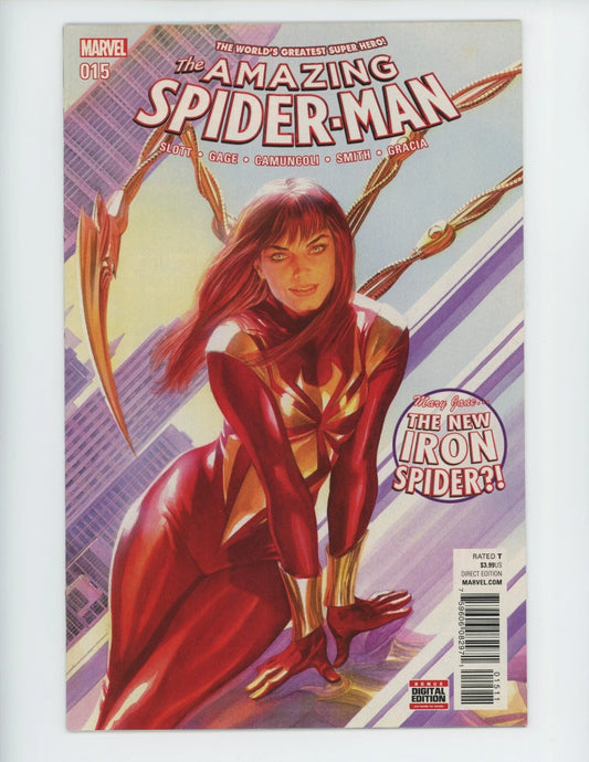 Amazing Spider-Man 15, (2016) Alex Ross, VF/NM