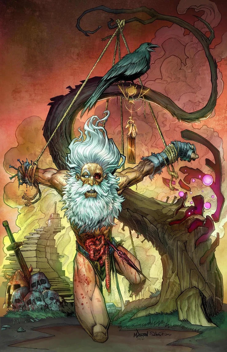 Odin #1 — Matt Dalton 616 Virgin Cardstock Variant A Red/Orange, NM, Limited 500
