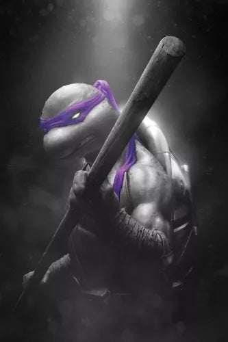 Teenage Mutant Ninja Turtles Rahzzah Donatello Color Splah, NM